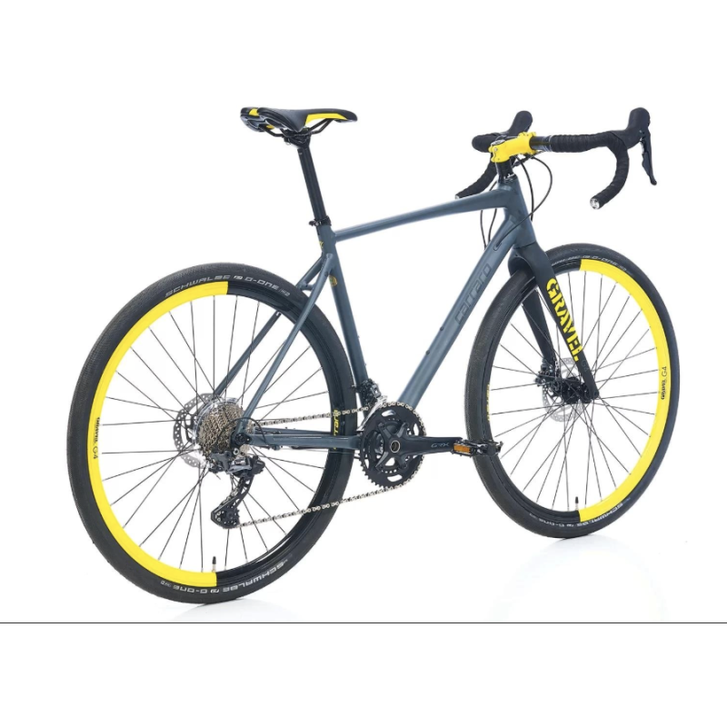 Carraro GRAVEL G0 28" 16-V MD Mat mavi, Neon Sarı