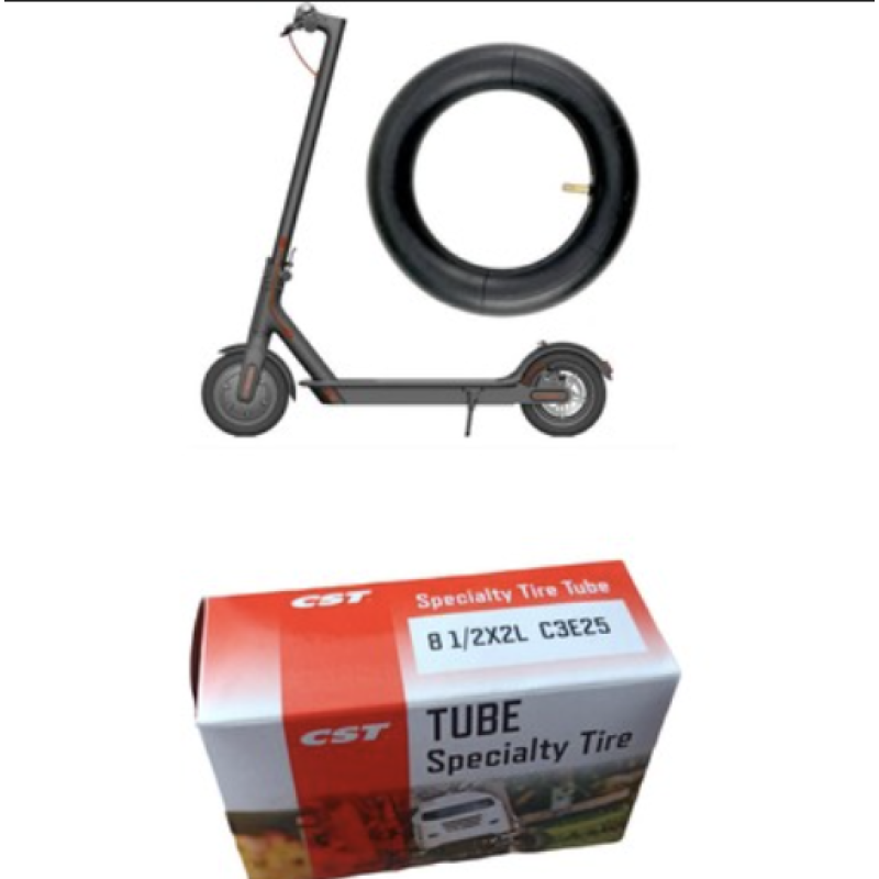 CST Elektrikli Scooter İç Lastik 8 1/2 x 2 Düz Sibop